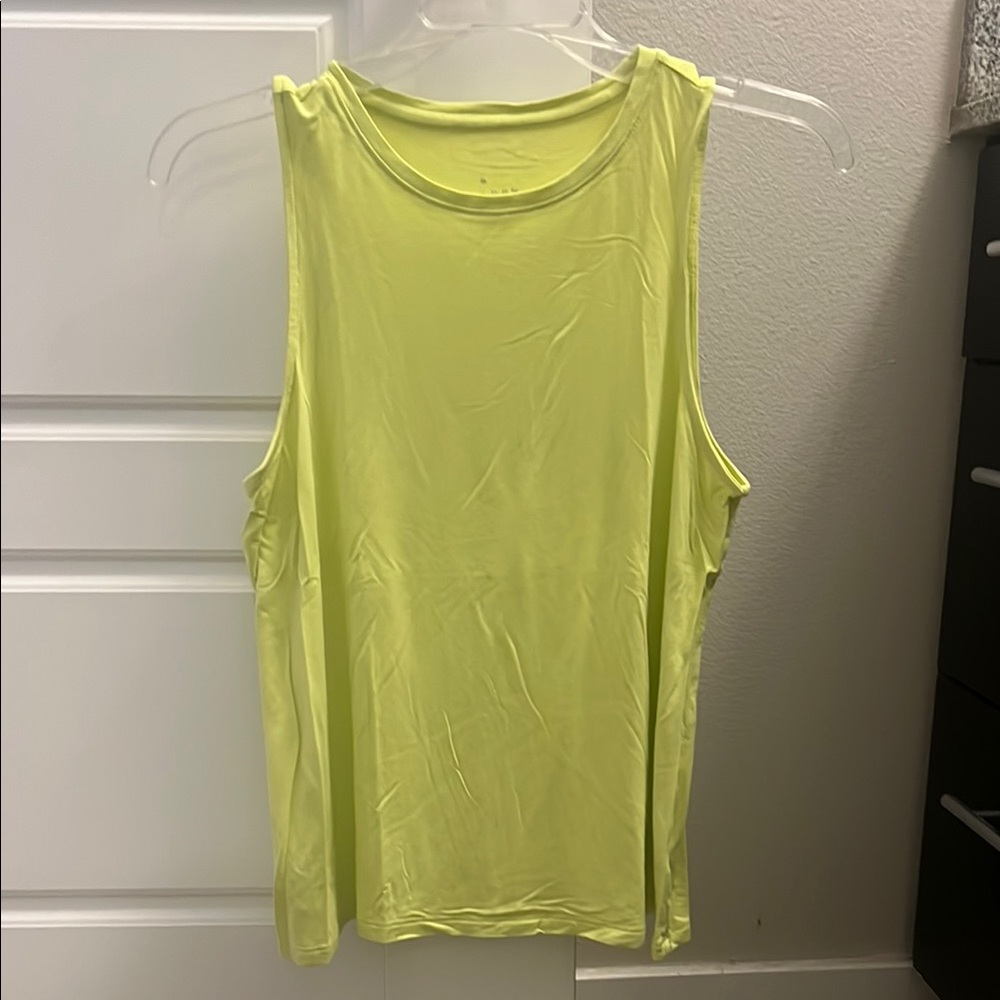 a new day Bright Yellow Tank Top